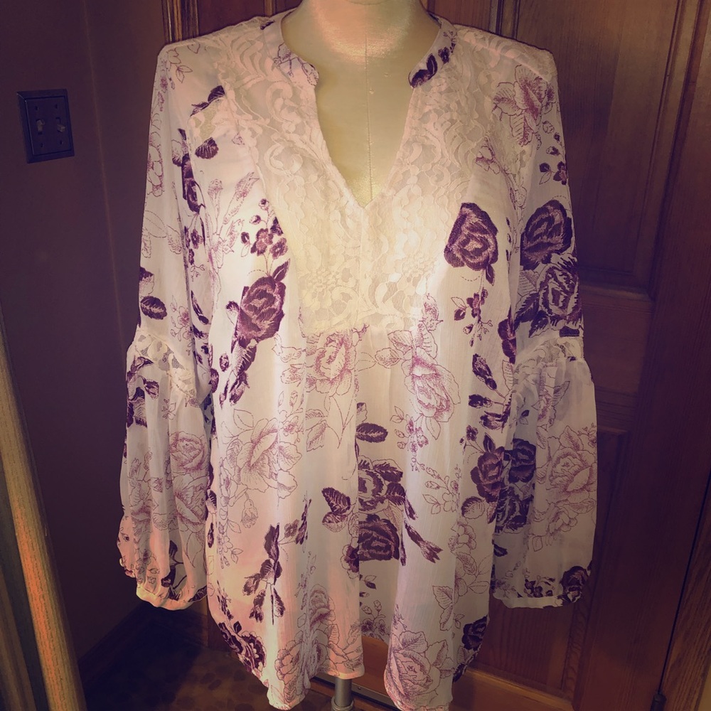 Torrid Floral Blouse